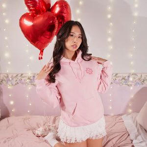Kuv Hlub Koj Hoodie (Hot Pink)