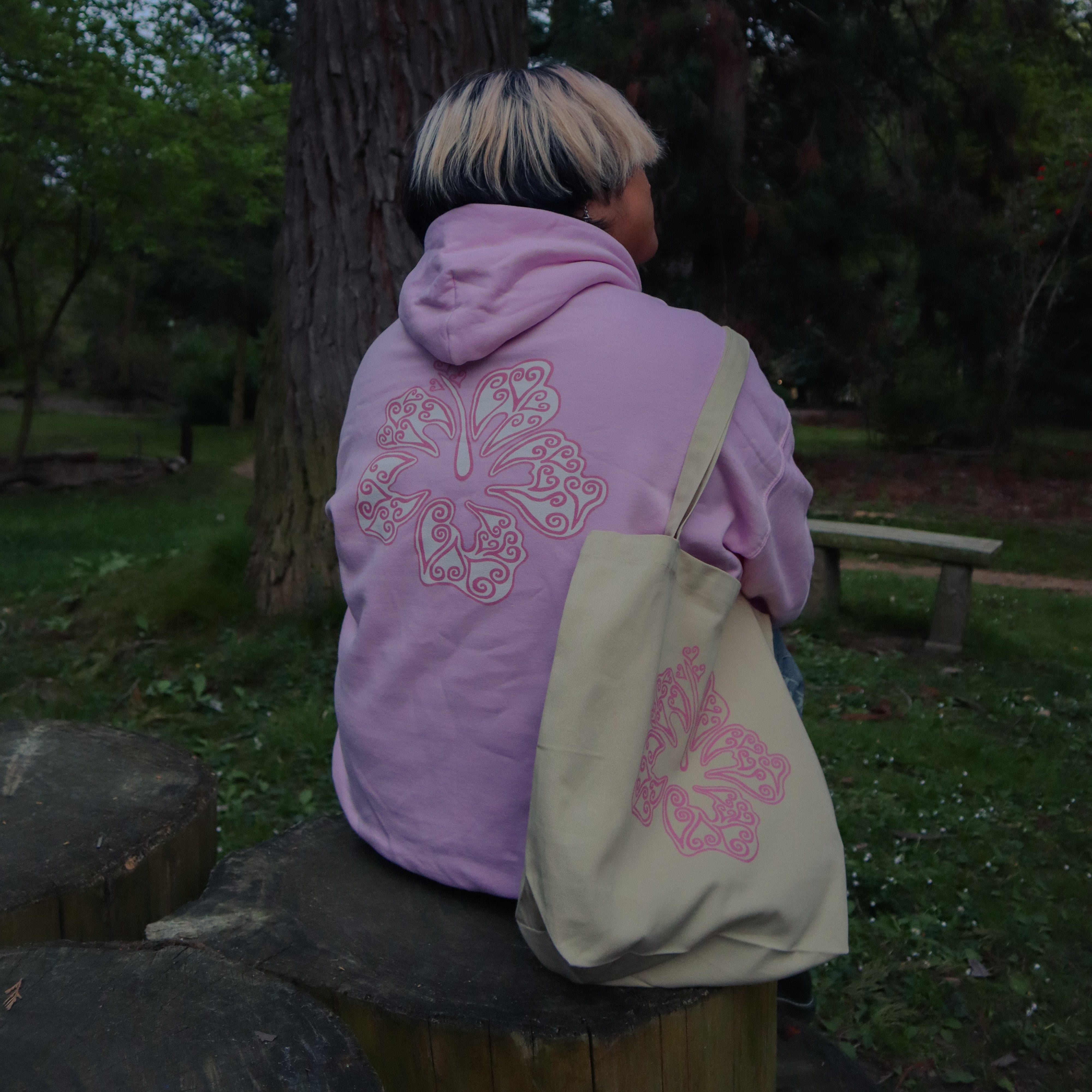 Hibiscus Tote Bag (Pink)