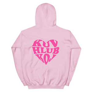 Kuv Hlub Koj Hoodie (Hot Pink)