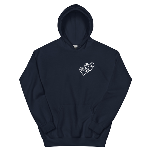 Linked in Love Unisex Hoodie *white*