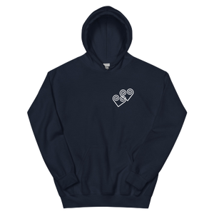 Linked in Love Unisex Hoodie *white*