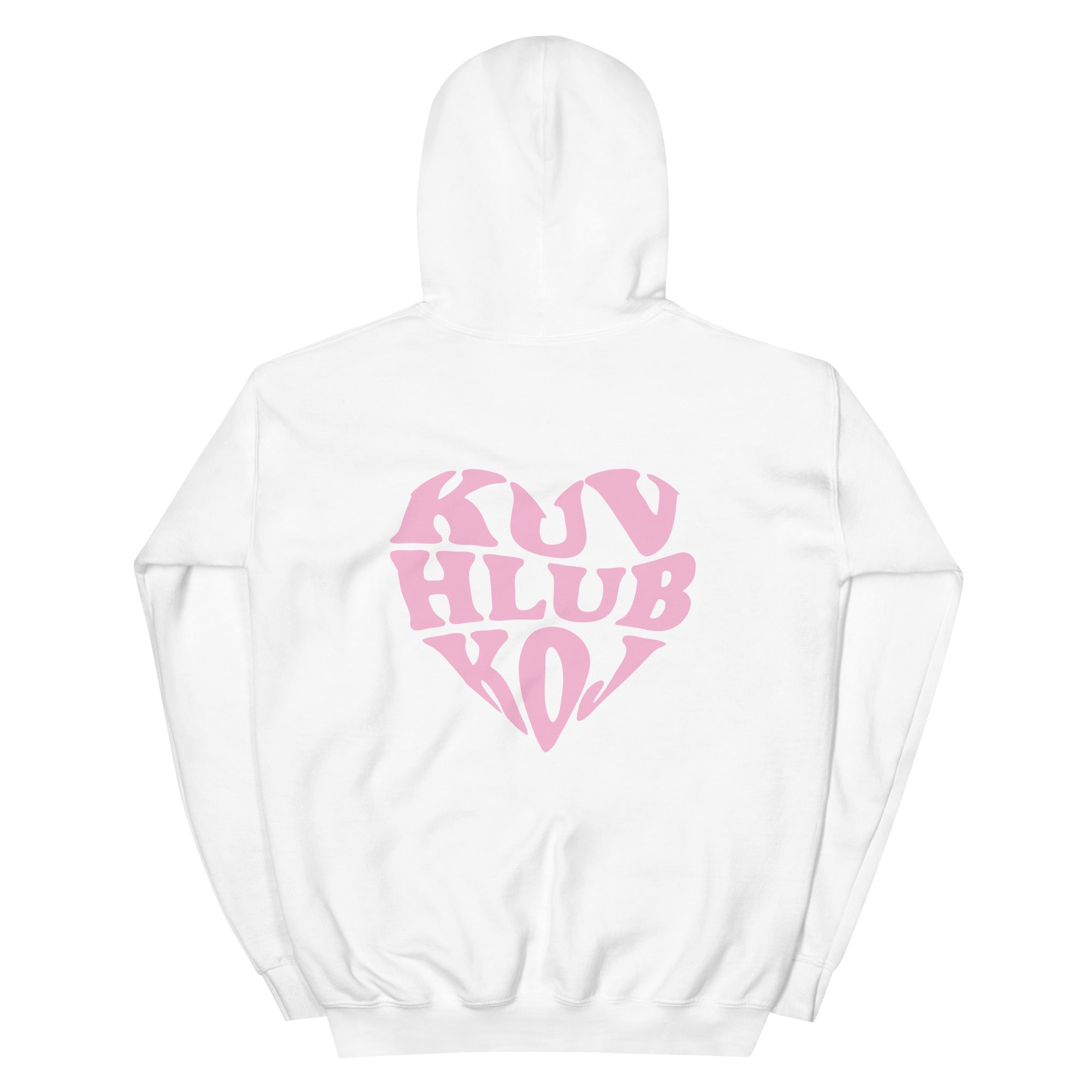 Kuv Hlub Koj Hoodie (Pink Font)