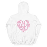 Load image into Gallery viewer, Kuv Hlub Koj Hoodie (Pink Font)
